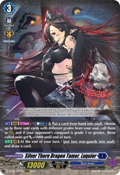 Silver Thorn Dragon Tamer, Luquier (D-BT08/003EN) [Minerva Rising]