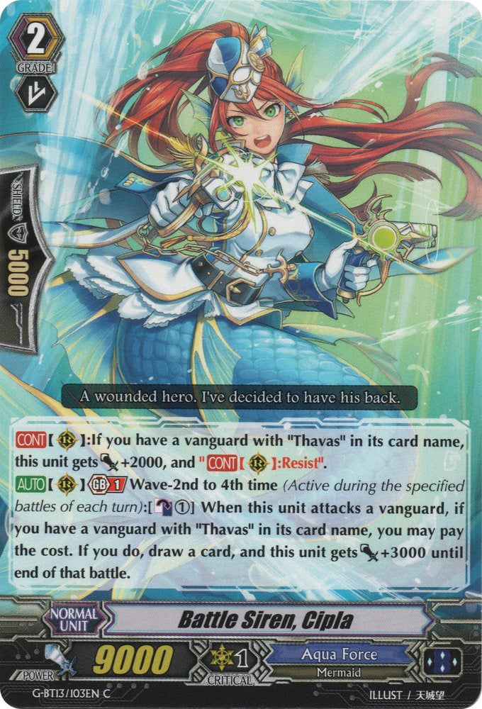 Battle Siren, Cipla (G-BT13/103EN) [Ultimate Stride]