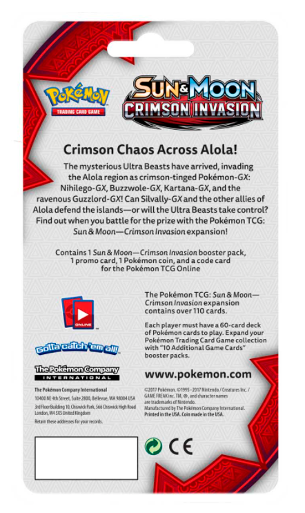 Sun & Moon: Crimson Invasion - Single Pack Blister (Dhelmise)