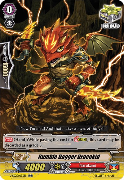 Rumble Dagger Dracokid (V-SS05/036EN) [Premium Collection 2020]