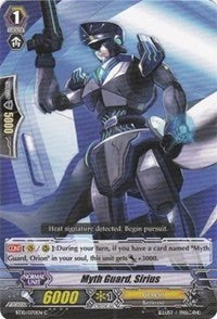 Myth Guard, Sirius (BT10/070EN) [Triumphant Return of the King of Knights]