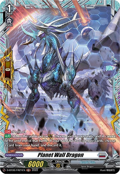 Planet Wall Dragon (D-BT06/FR21EN) [Blazing Dragon Reborn]