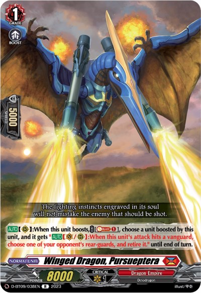Winged Dragon, Pursueptera (D-BT09/038EN) [Dragontree Invasion]